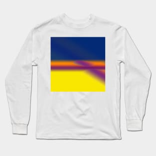 orange violet yellow blue texture design Long Sleeve T-Shirt